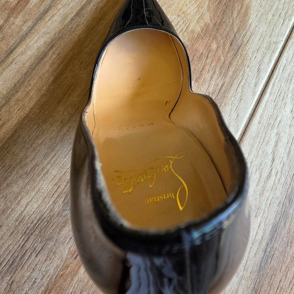 Christian Louboutin So-Kate 120mm Black Patent Leather Pumps Eur. 36 - Picture 11 of 12